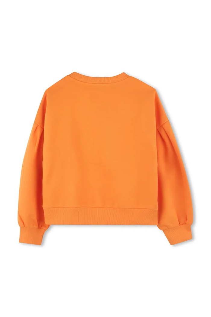 Kenzo Kids bluza bawełniana dziecięca K61049 pomarańczowy SS25