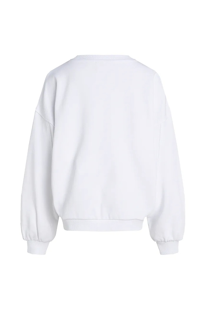 DÍVKA Mikina Calvin Klein Jeans IG0IG02849.128.176.PPYA bílá