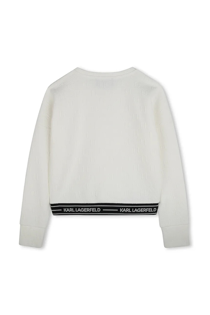 Detská mikina Karl Lagerfeld Z30471.86.108 béžová SS25