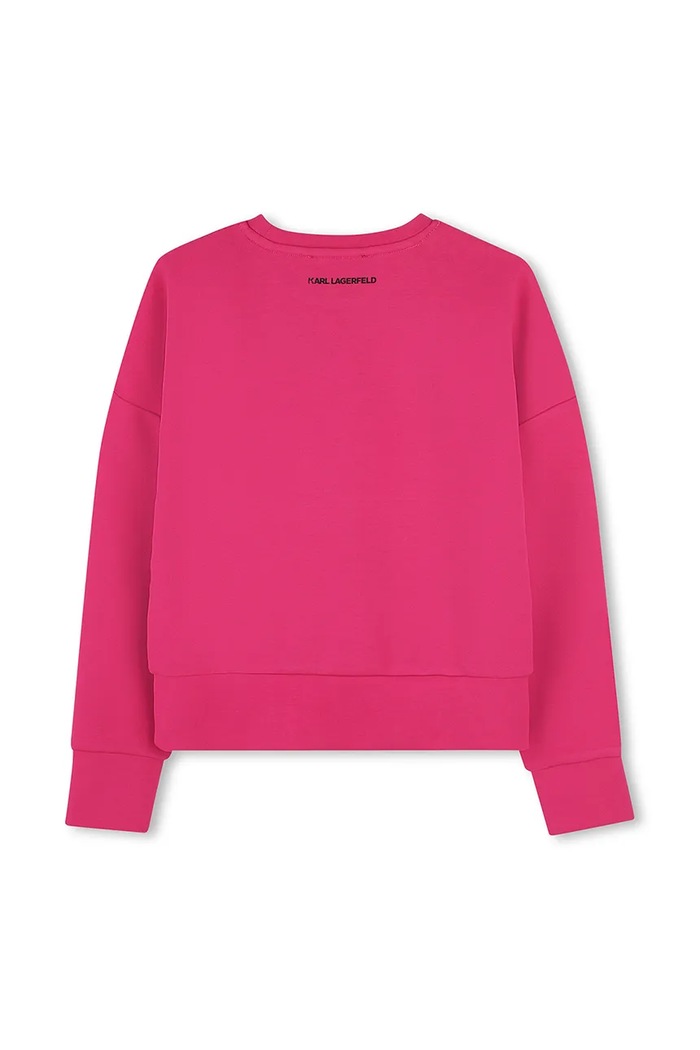 Παιδική μπλούζα Karl Lagerfeld Z30472.86.108 ροζ SS25