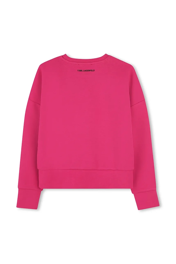 Παιδική μπλούζα Karl Lagerfeld Z30472.86.108 ροζ SS25