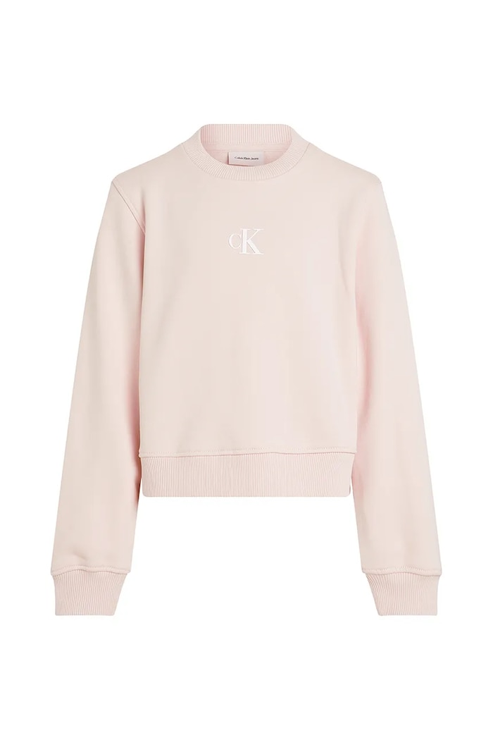 Calvin Klein Jeans bluza dziecięca IG0IG02958.PPYA różowy SS25
