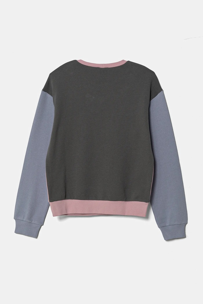 Detská bavlnená mikina United Colors of Benetton 3J68C10MX.G.Seasonal ružová SS25