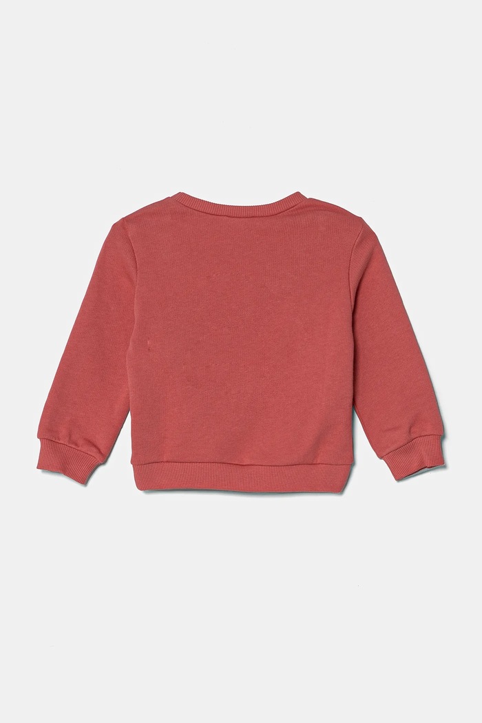 Dječja pamučna dukserica United Colors of Benetton 3J70G10HX.P.Seasonal roza SS25