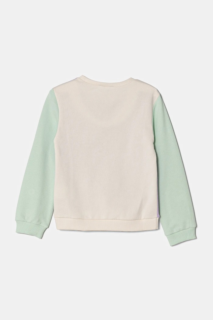 Dječja pamučna dukserica United Colors of Benetton 3J70G10HX.P.Seasonal ljubičasta SS25