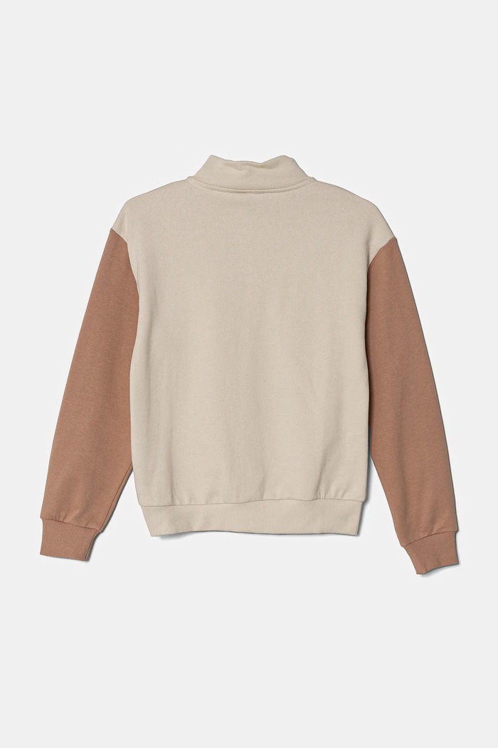 Detská bavlnená mikina United Colors of Benetton 3J68C504N.G.Seasonal béžová SS25