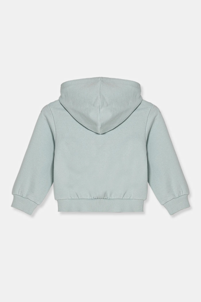 Dječja pamučna dukserica United Colors of Benetton 3J68G503T.P.Seasonal tirkizna SS25