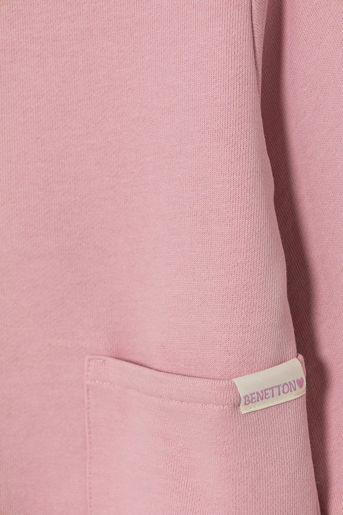 Dziewczynka United Colors of Benetton bluza bawełniana dziecięca 3UNIG10IO.P.Seasonal różowy