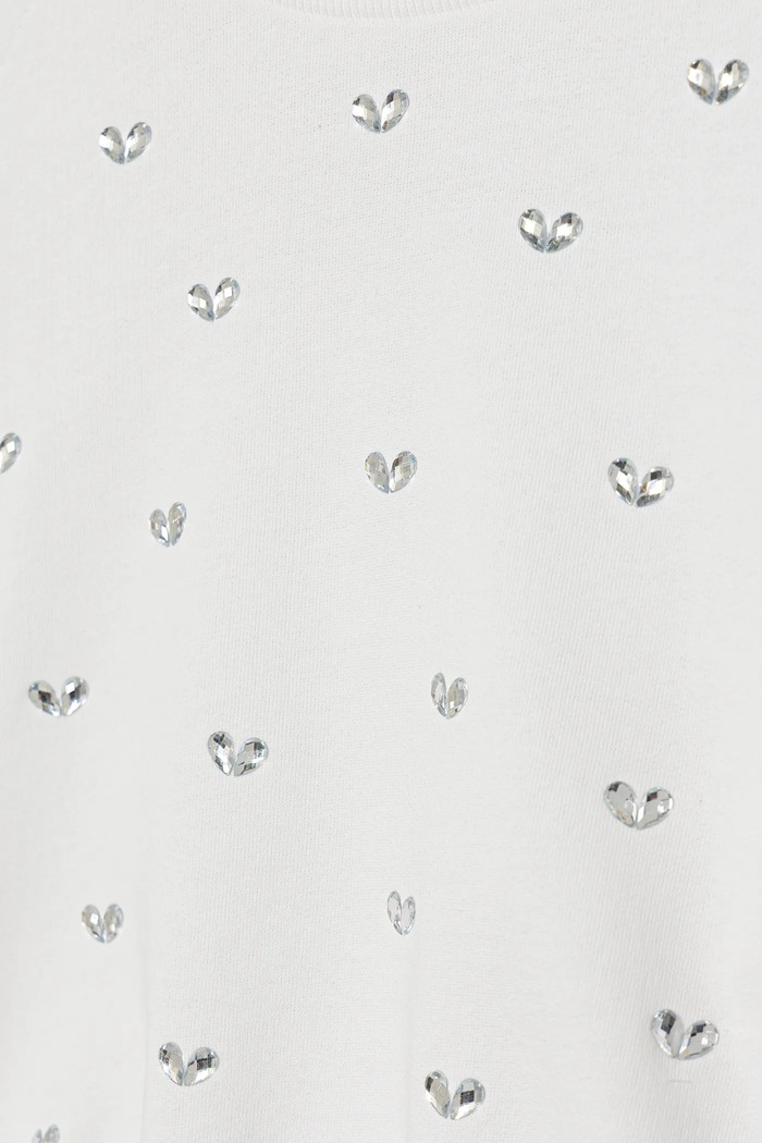 Dziewczynka United Colors of Benetton bluza bawełniana dziecięca 3J70C10O2.G.Seasonal biały