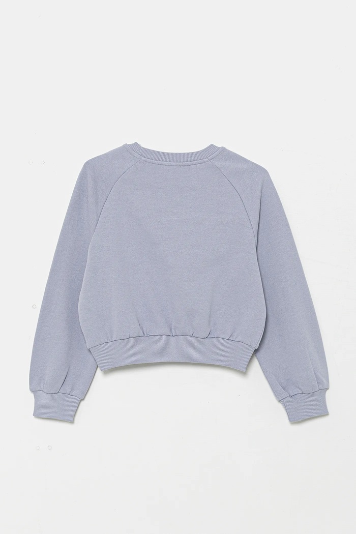 United Colors of Benetton bluza bawełniana dziecięca 3J70C10O2.G.Seasonal niebieski SS25