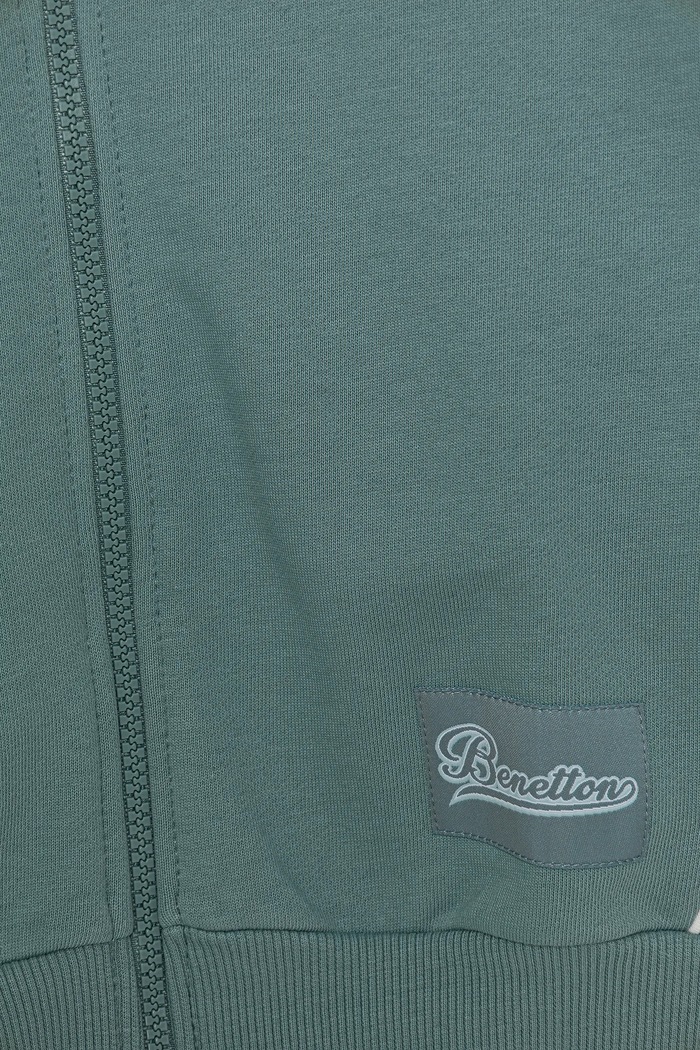 Dziewczynka United Colors of Benetton bluza bawełniana dziecięca 3UNIC504T.G.Seasonal turkusowy