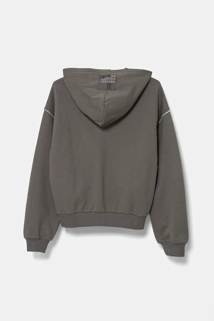 United Colors of Benetton gyerek melegítőfelső pamutból 3UNIC504T.G.Seasonal szürke SS25