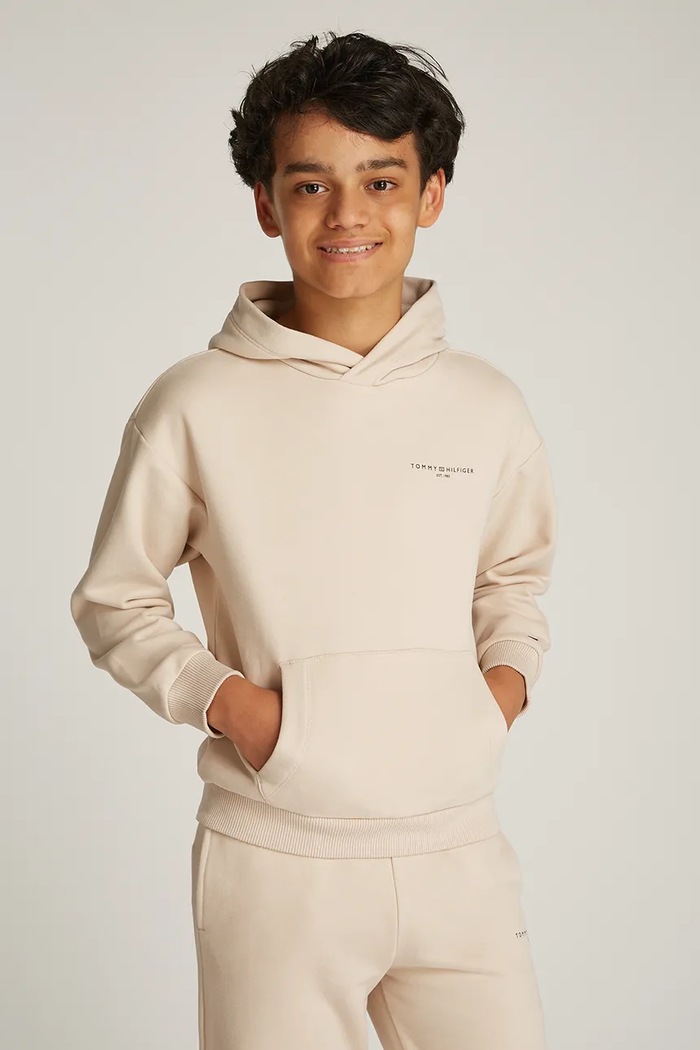 Băieți Tommy Hilfiger bluză copii KS0KS00595.104.122.PPYA bej