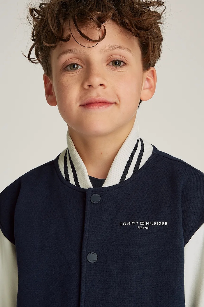 Bluza dziecięca Tommy Hilfiger granatowy KS0KS00624.104.122.PPYA