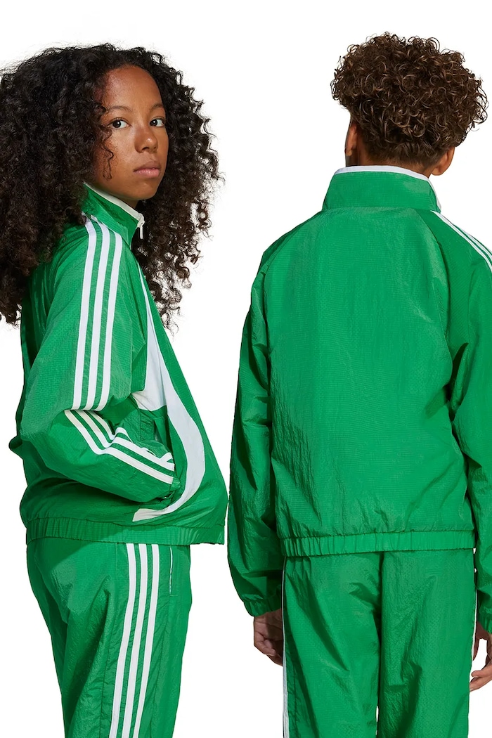 Dětská bunda adidas Originals JC9110 zelená