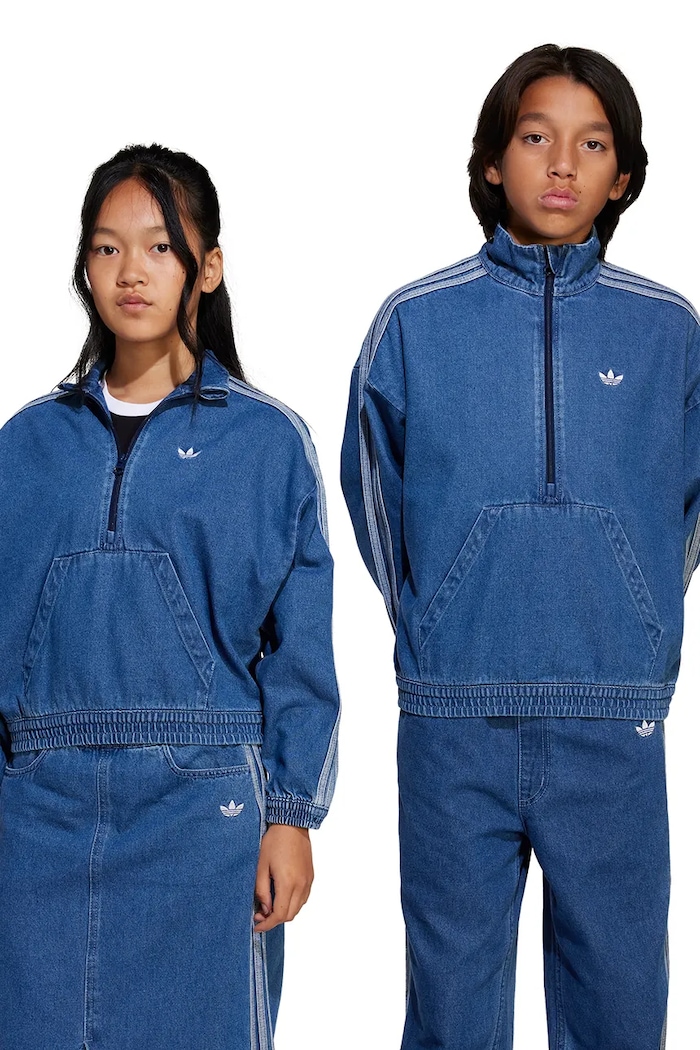Dukserica adidas Originals pamuk plava JC7878