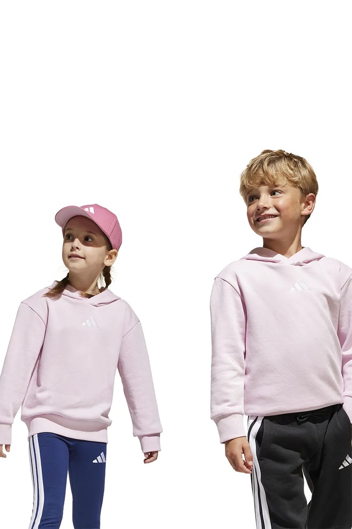 Detská mikina adidas s kapucňou ružová JC9756