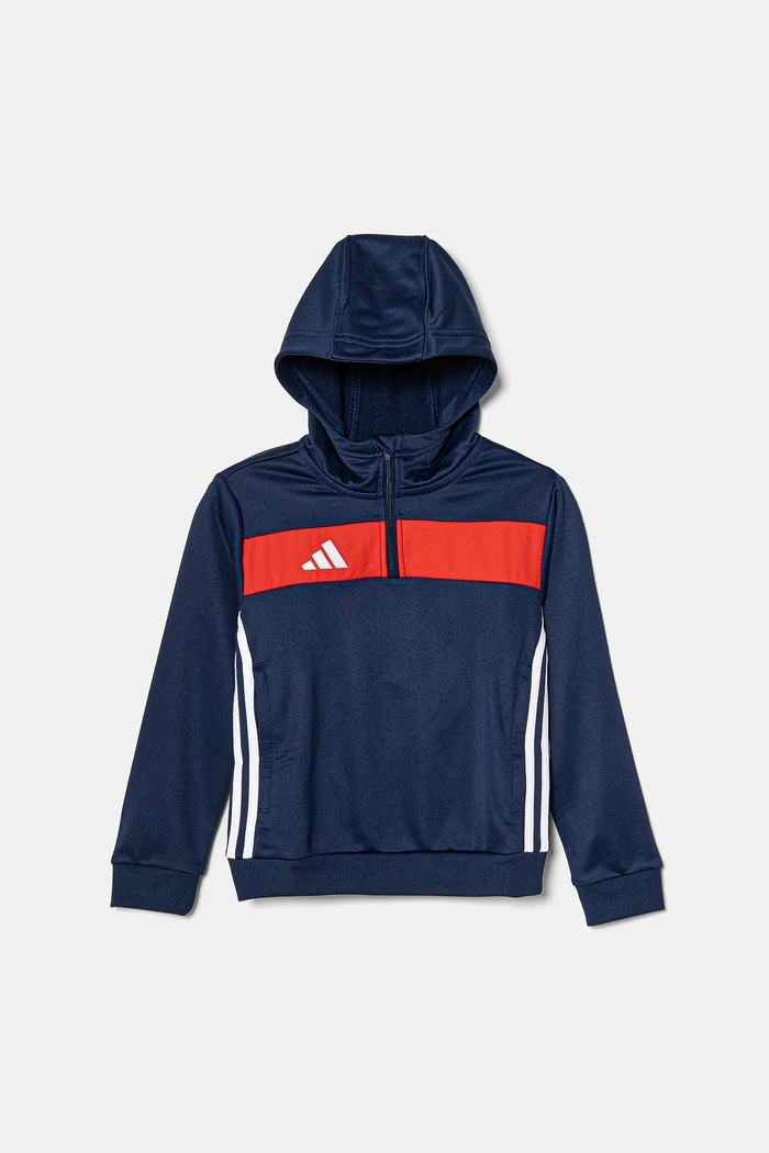 Detská mikina adidas Performance JD3054 tmavomodrá SS25