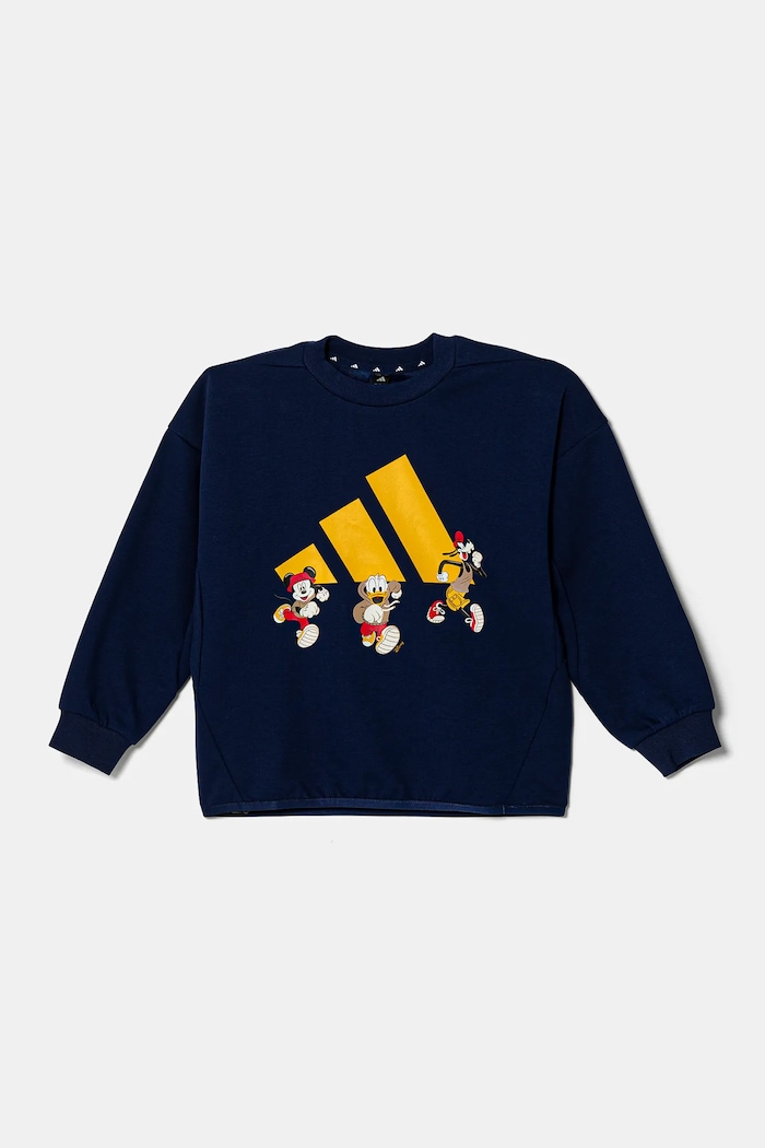 Dětská mikina adidas x Disney JD4550 námořnická modř SS25