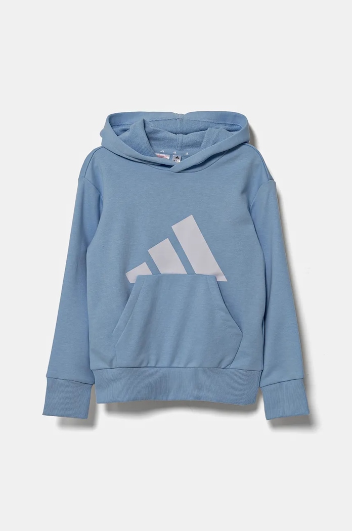 Детски суичър adidas JC9721 син SS25