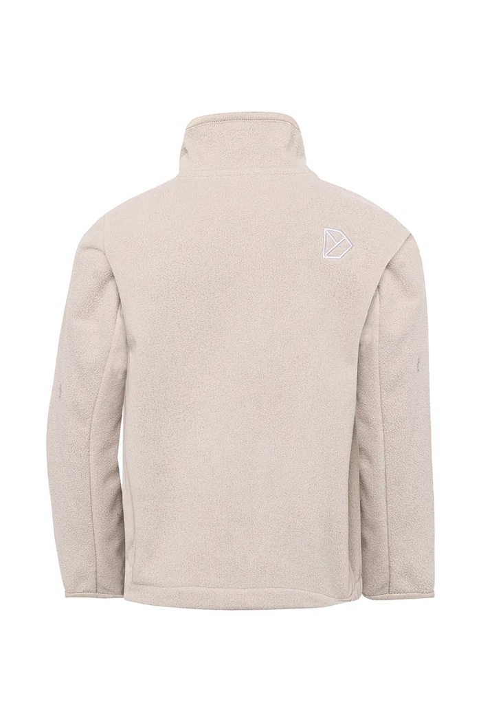 Chłopiec Didriksons Bluza polarowa dziecięca MUSKOT KDS JACKET 505711 beżowy