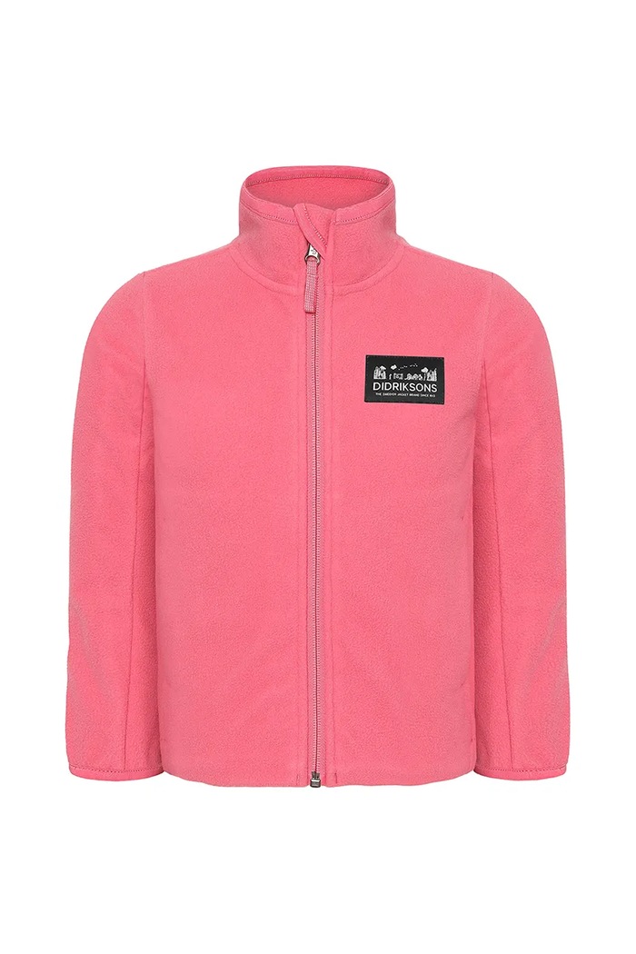 Detská mikina Didriksons MUSKOT KDS JACKET 505711 ružová AW25