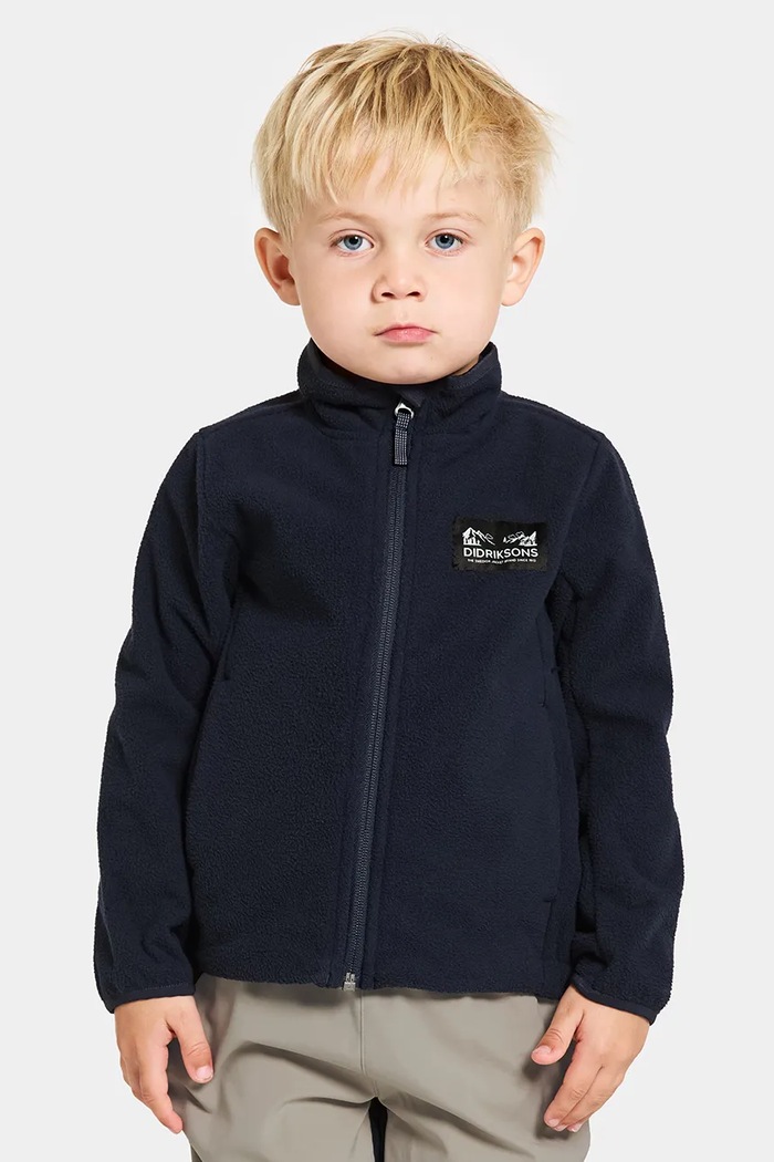 Detská mikina Didriksons MUSKOT KDS JACKET bez kapucne tmavomodrá 505711