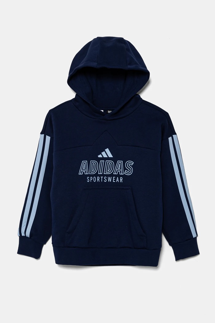 adidas Bluza dziecięca JC8072 granatowy SS25