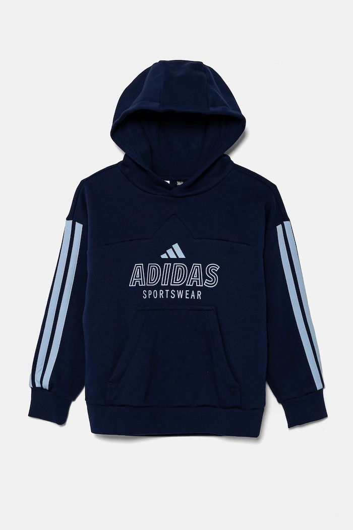 adidas Bluza dziecięca JC8072 granatowy SS25
