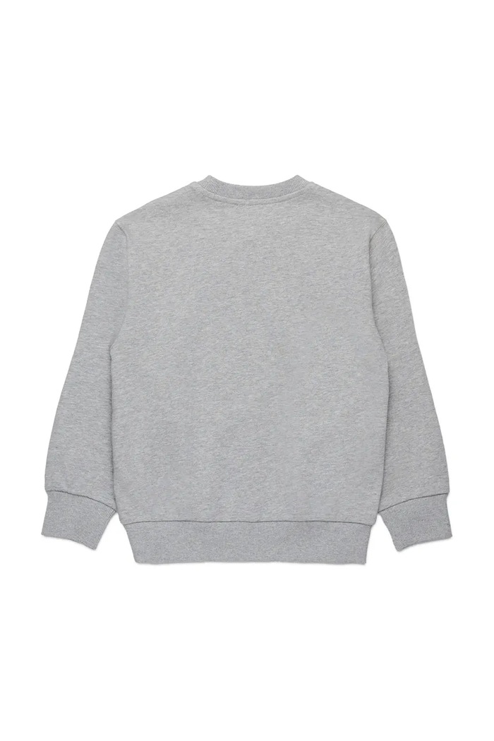 Παιδική βαμβακερή μπλούζα Diesel SGINND OVER SWEAT-SHIRT J02234 γκρί SS25