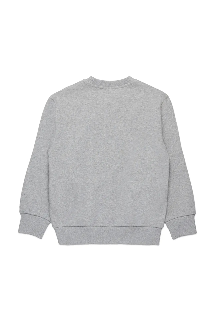 Παιδική βαμβακερή μπλούζα Diesel SGINND OVER SWEAT-SHIRT J02234 γκρί SS25