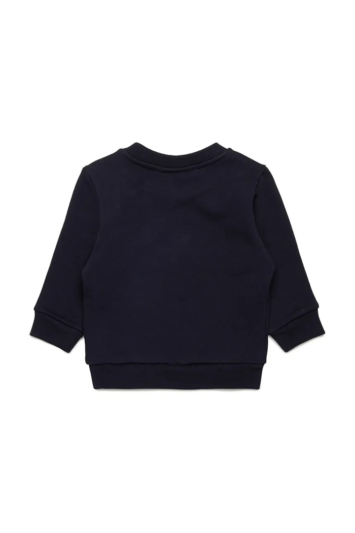 Bavlnená mikina pre bábätká Marni MS319B SWEAT-SHIRT M01437 tmavomodrá SS25