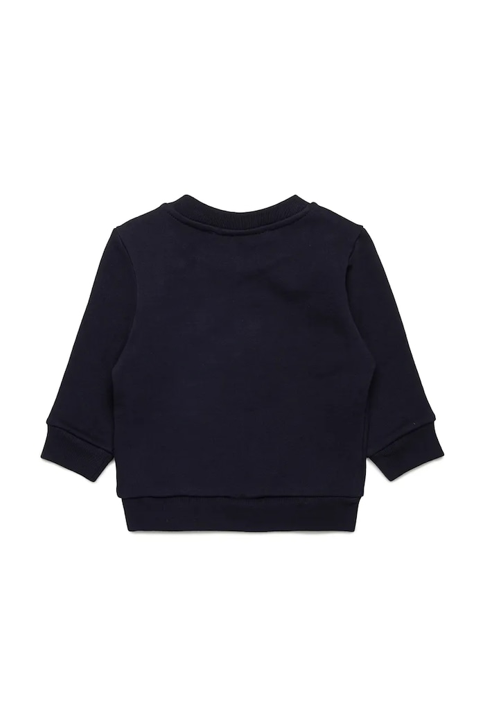 Bavlnená mikina pre bábätká Marni MS319B SWEAT-SHIRT M01437 tmavomodrá SS25