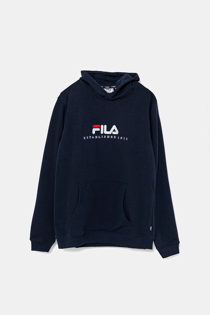 Fila bluza dziecięca LODDIN z kapturem granatowy FAT0624