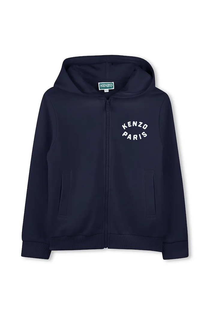 Kenzo Kids bluza nadruk granatowy K61176.114.150