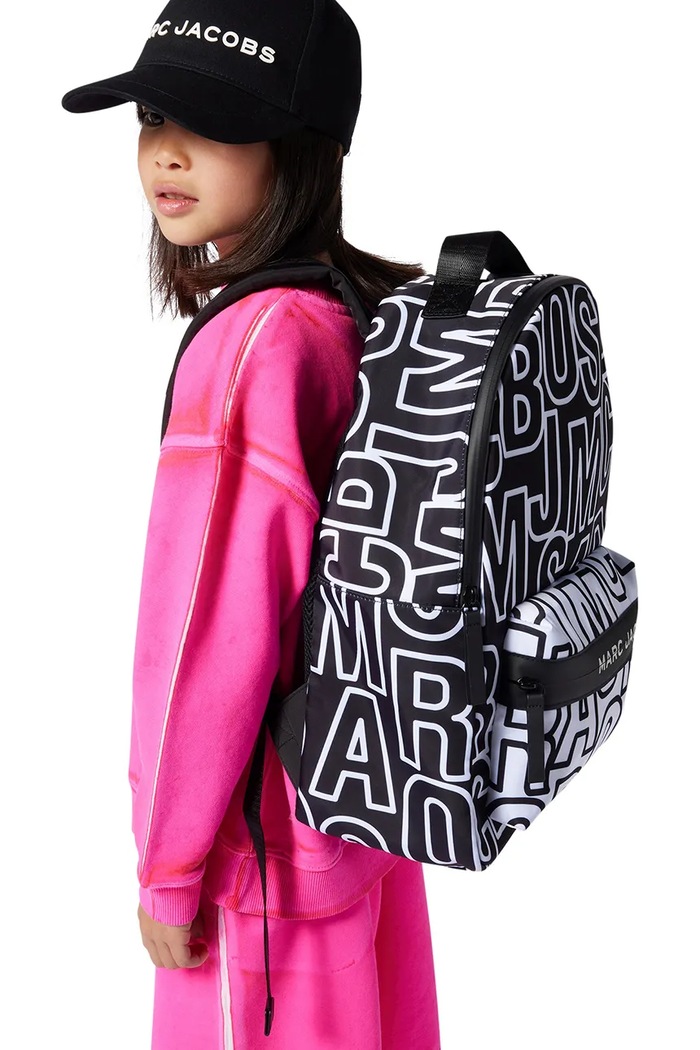 Παιδική βαμβακερή μπλούζα Marc Jacobs ροζ W60435.86.108