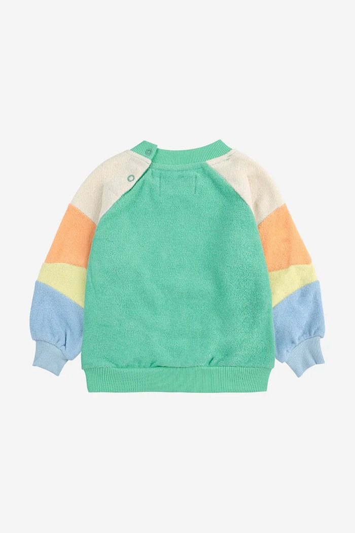 Bobo Choses Bluza bebe 125AB028 verde SS25