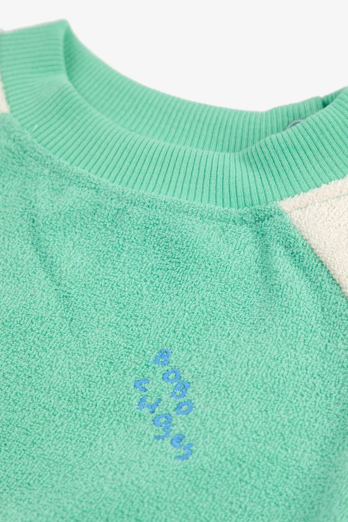 Băieți Bobo Choses Bluza bebe 125AB028 verde