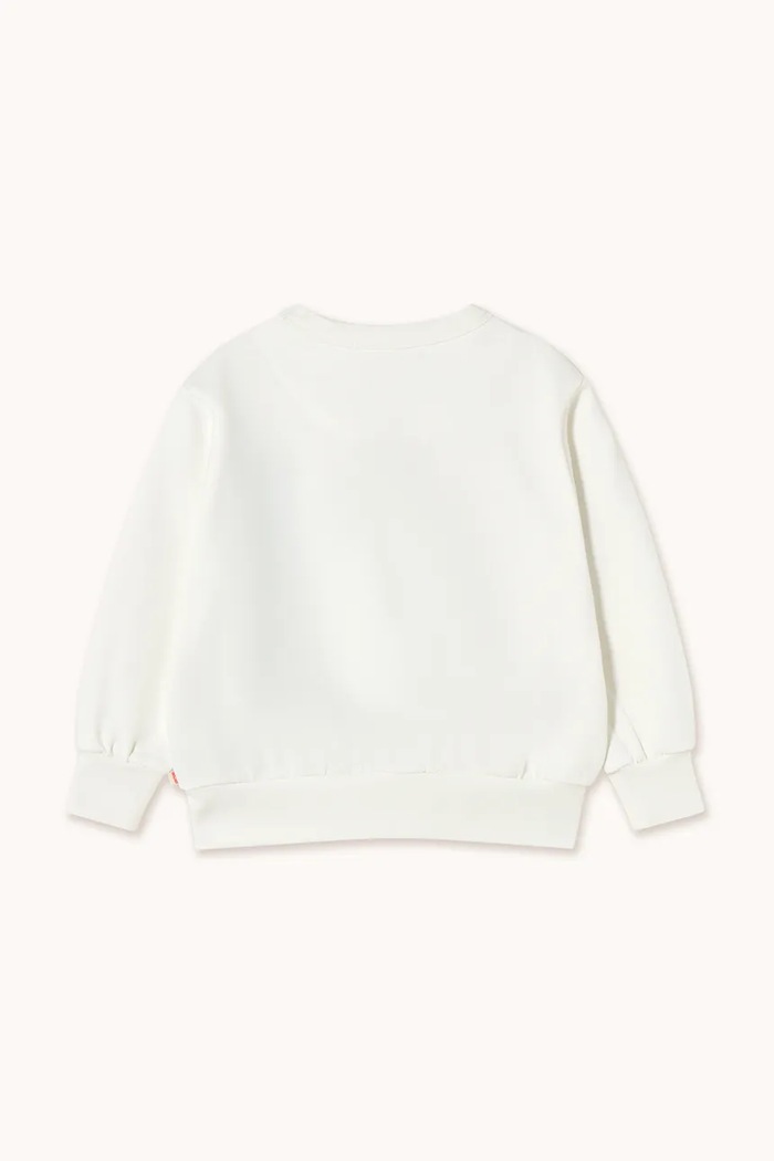 CHLAPEC Dětská bavlněná mikina Tinycottons TINY LEAGUE GRAPHIC SWEATSHIRT SS25.102 béžová