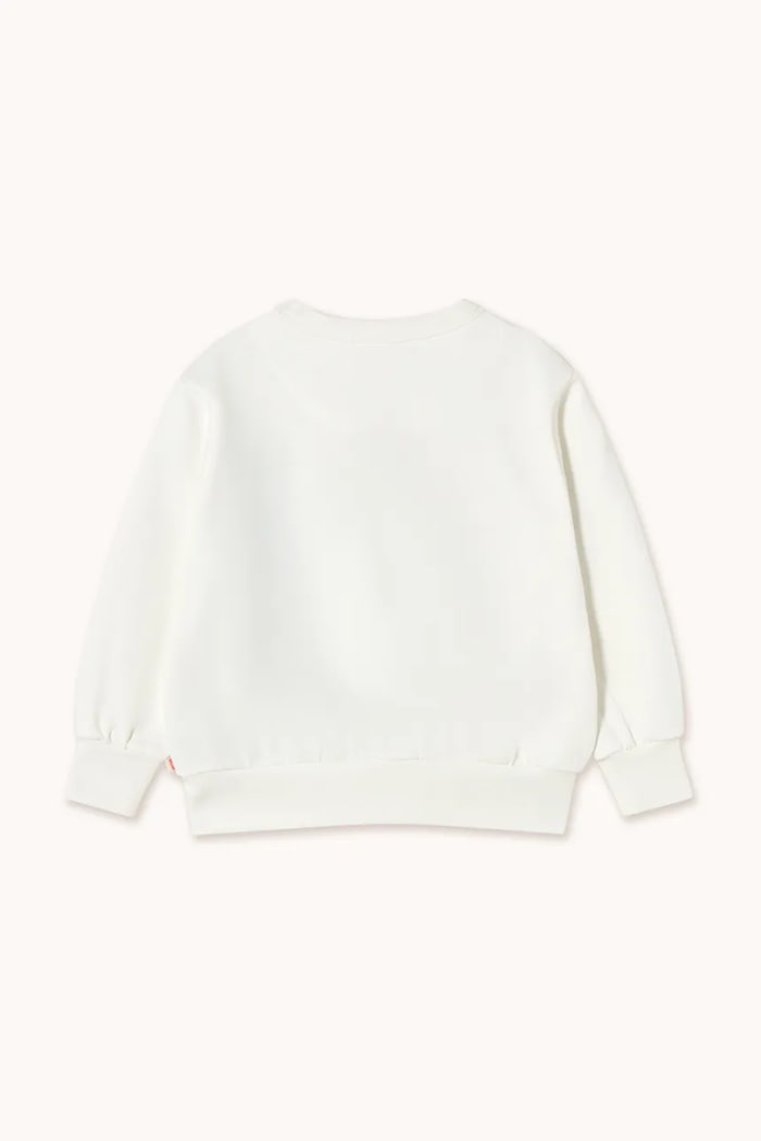 CHLAPEC Dětská bavlněná mikina Tinycottons TINY LEAGUE GRAPHIC SWEATSHIRT SS25.102 béžová