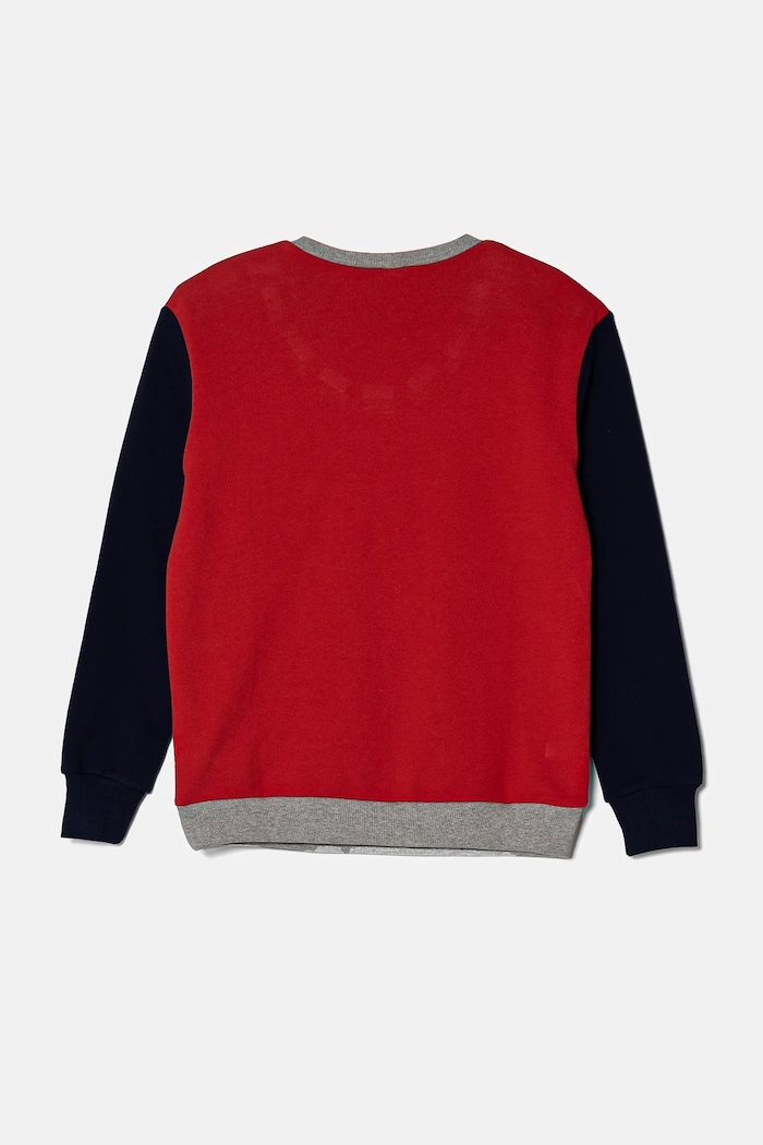 Dětská bavlněná mikina United Colors of Benetton 3J68C10N2.G.Seasonal červená SS25