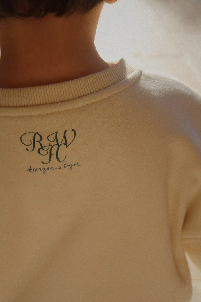 Konges Sløjd bluza bawełniana dziecięca RHW X KS ROLLER SWEAT OCS KS103619