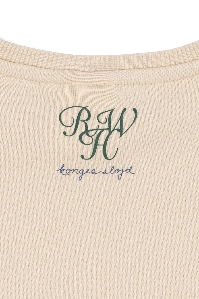Konges Sløjd bluza bawełniana dziecięca RHW X KS ROLLER SWEAT OCS beżowy KS103619