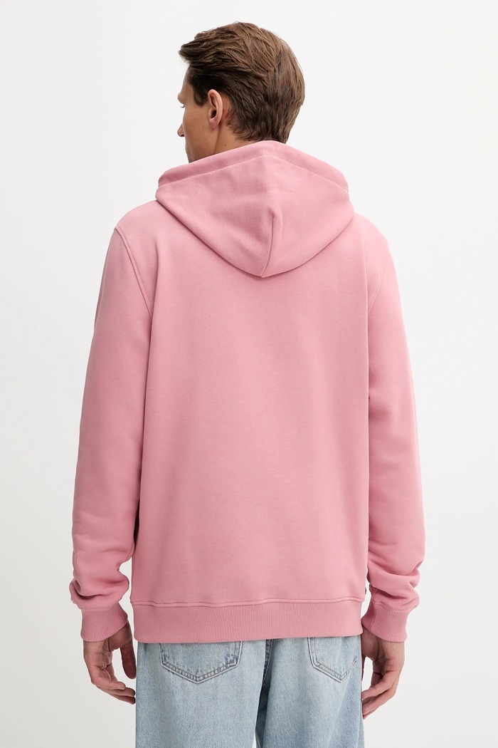 Βαμβακερή μπλούζα Tommy Jeans DM0DM20258 πορτοκαλί AW25