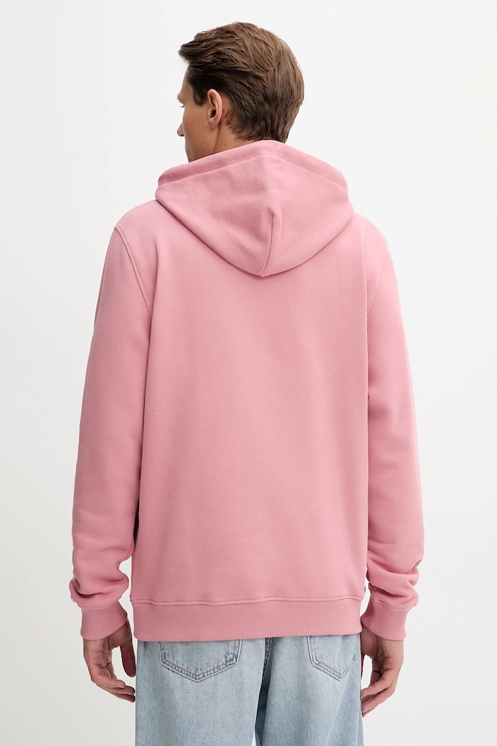 Βαμβακερή μπλούζα Tommy Jeans DM0DM20258 πορτοκαλί AW25