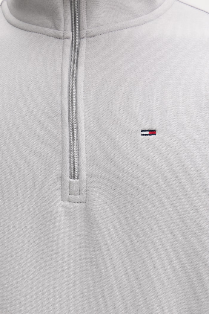 Tommy Jeans mikina pánska s bavlnou DM0DM20339 sivá