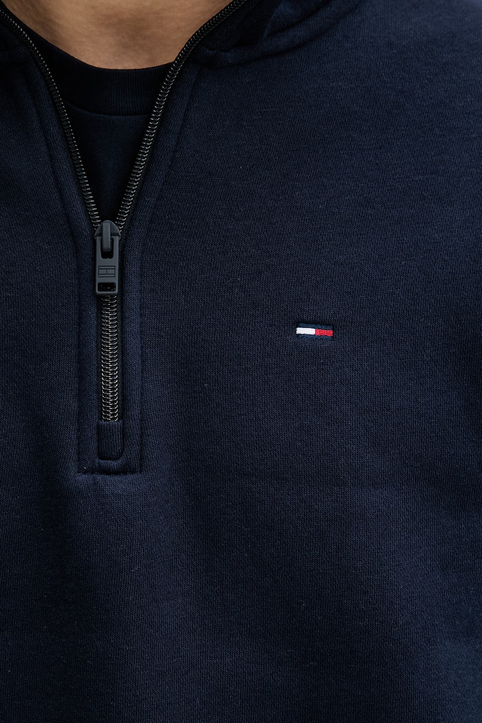 Tommy Jeans hanorac pentru bărbați, cu bumbac DM0DM20339 bleumarin