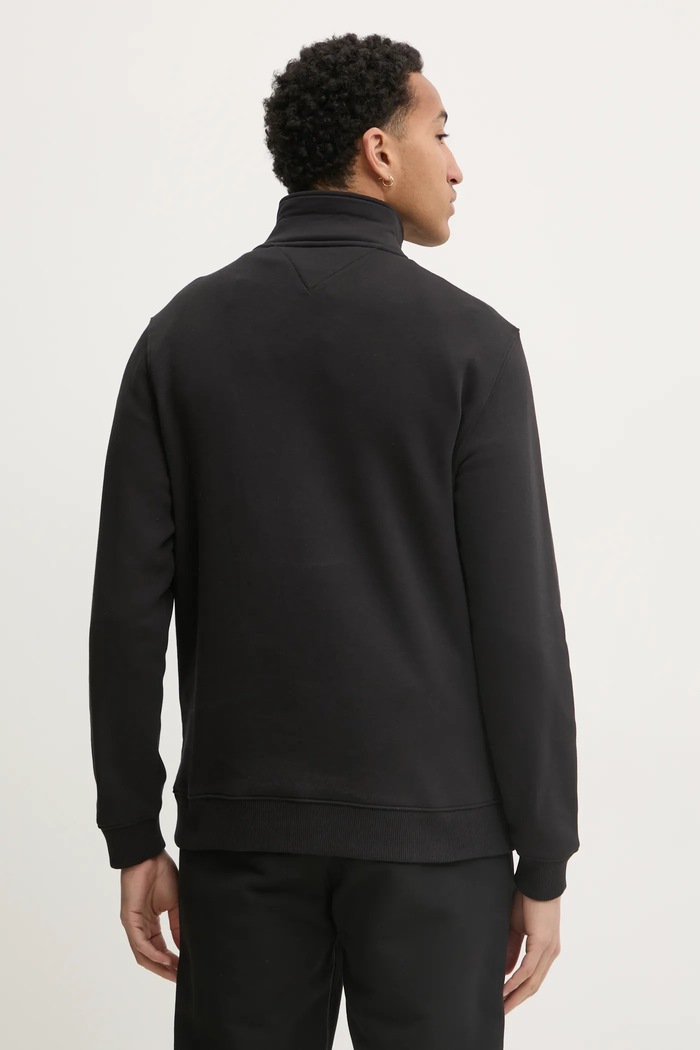 Îmbrăcăminte Tommy Jeans hanorac bărbați cu bumbac DM0DM20339 negru