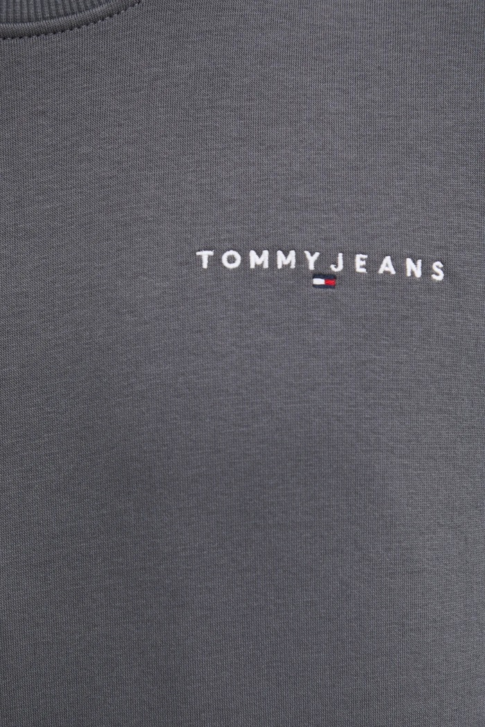 Tommy Jeans mikina pánská s bavlnou DM0DM20249 šedá