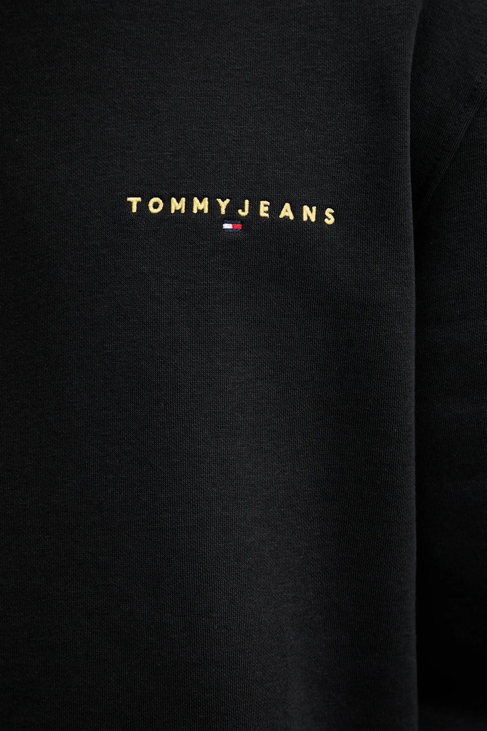 Tommy Jeans melegítőfelső férfi pamut DM0DM20249 fekete